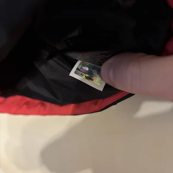 EUC WOMEN’S THE NORTH FACE HYVENT JACKET WATERPROOF HOODED BLACK SALMON - Picture 7 of 9